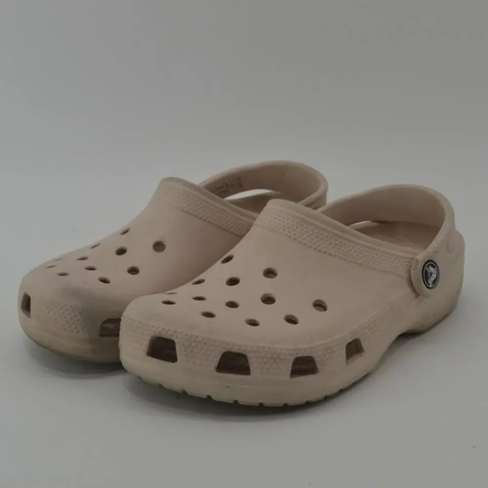 Crocs Pink Girls Children's Classic Slip On Clog Size 3 Pink